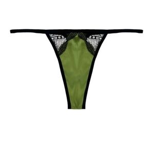 Lot Of 5 Knotty High Rise Paris Green Thongs